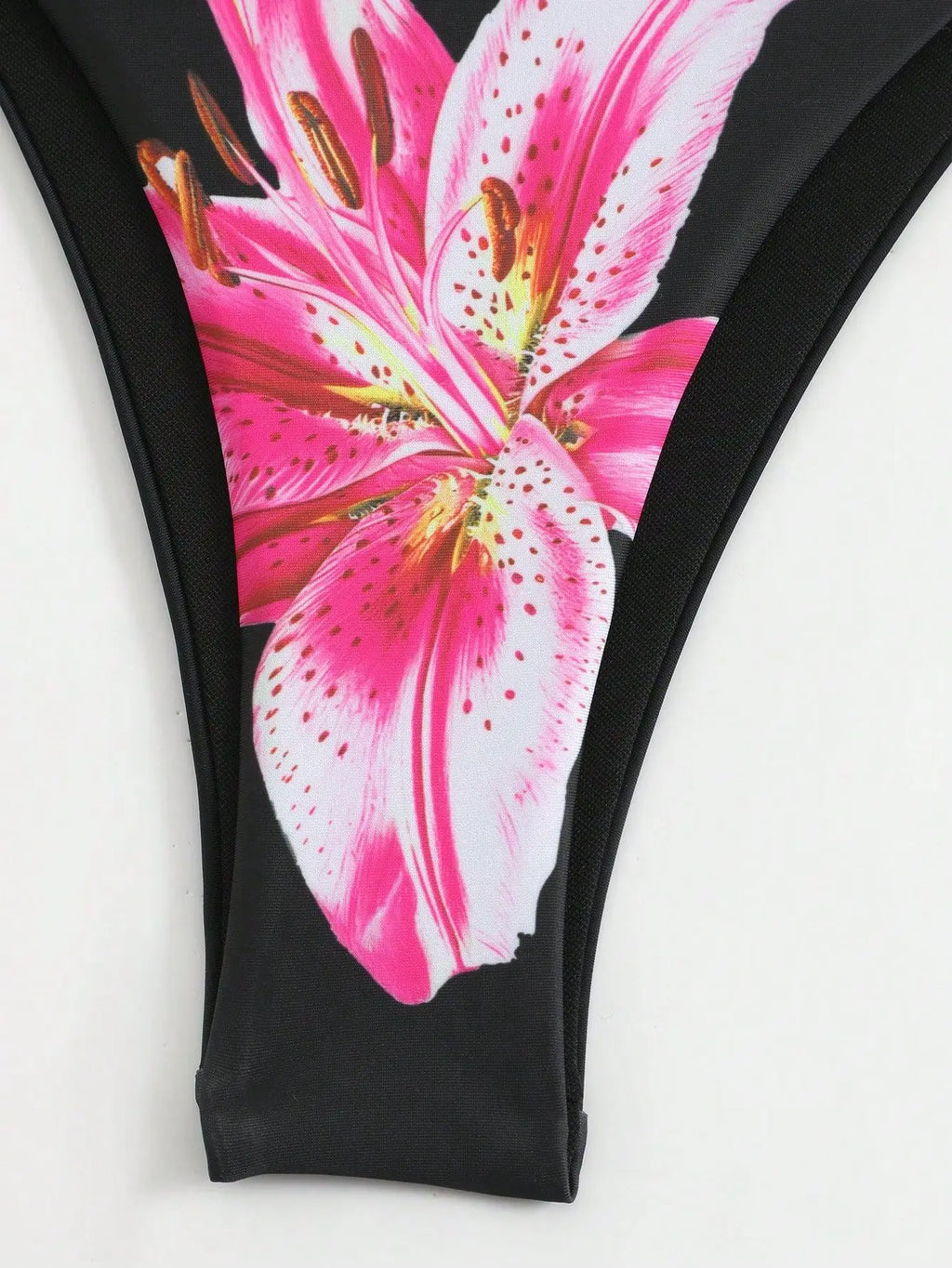 3 Piece Flower Print Bikini Set