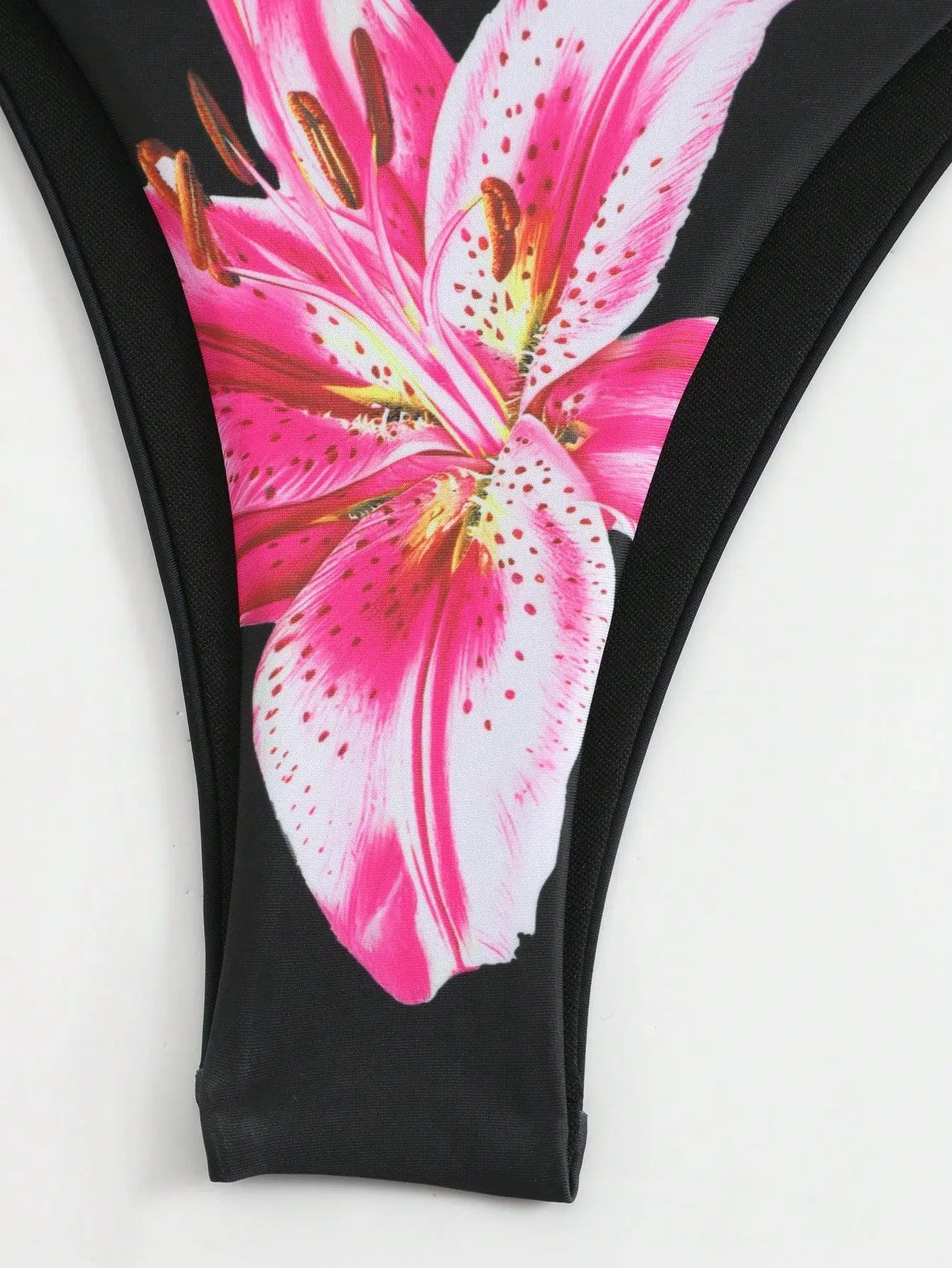 3 Piece Flower Print Bikini Set